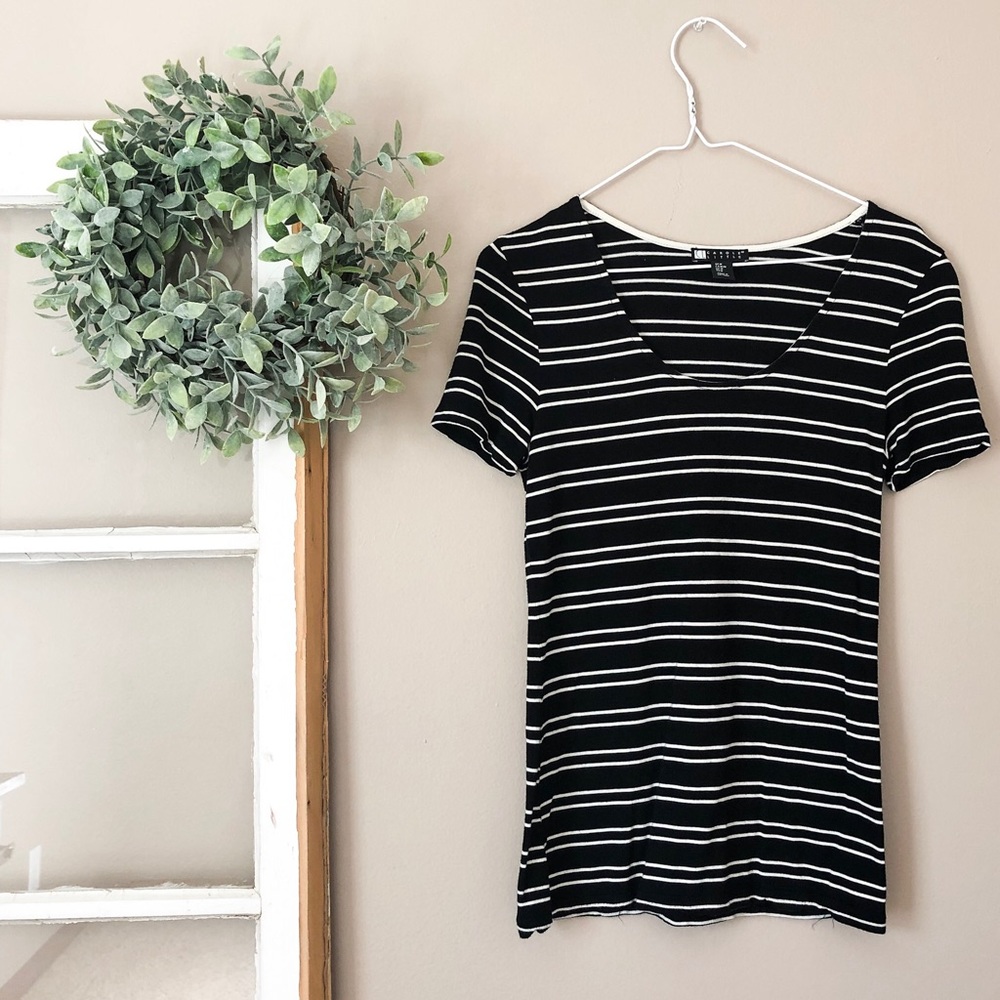 Striped soft tee